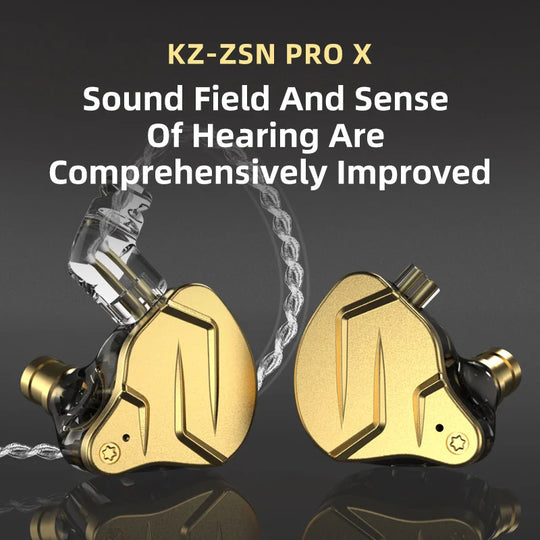 Écouteurs KZ ZSN Technologie hybride. Écouteurs intra-auriculaires.