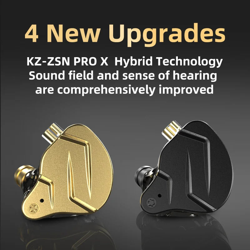 Écouteurs KZ ZSN Technologie hybride. Écouteurs intra-auriculaires.