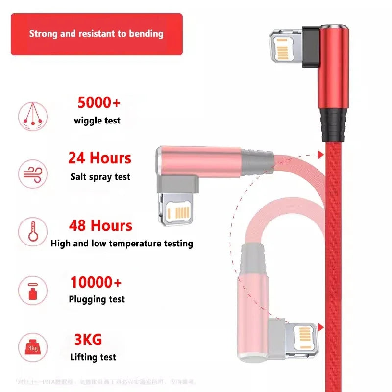 Câble USB pour iPhone. Charge rapide.