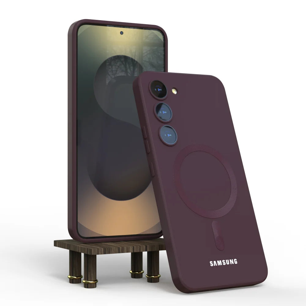 For Samsung Galaxy S25 S24 S23 S22 S21 Plus S20 FE A56 A55 A54 A36 A35 A16 Magnetic Case Shockproof Protective Back Cover Funda