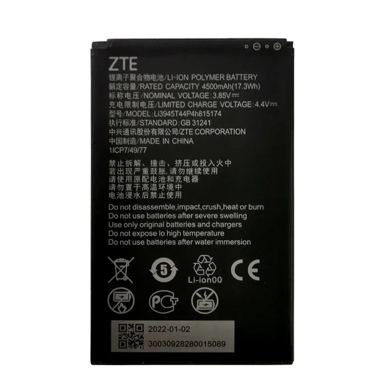 New 4500mAh Battery For Wifi6 5G.