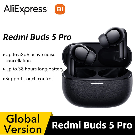 Écouteurs Xiaomi Redmi Buds 5 52 dB. Qualité sonore parfaite.