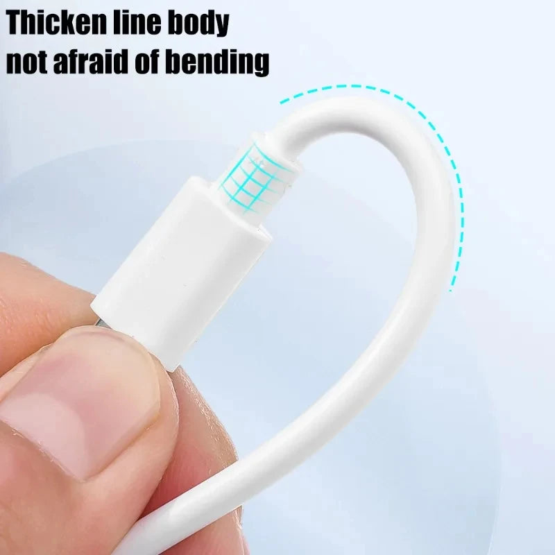 Chargement rapide USB C vers Micro USB.