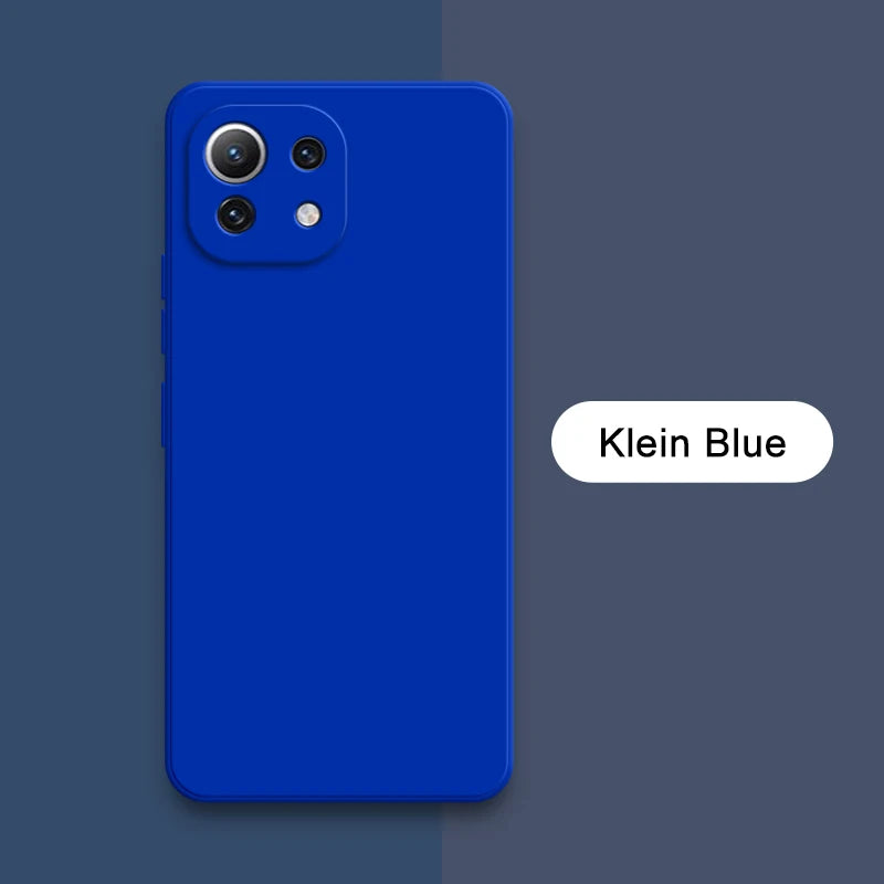 Coque en silicone liquide originale pour Xiaomi 11 toute collection. Large choix de couleurs. Protection Premium.