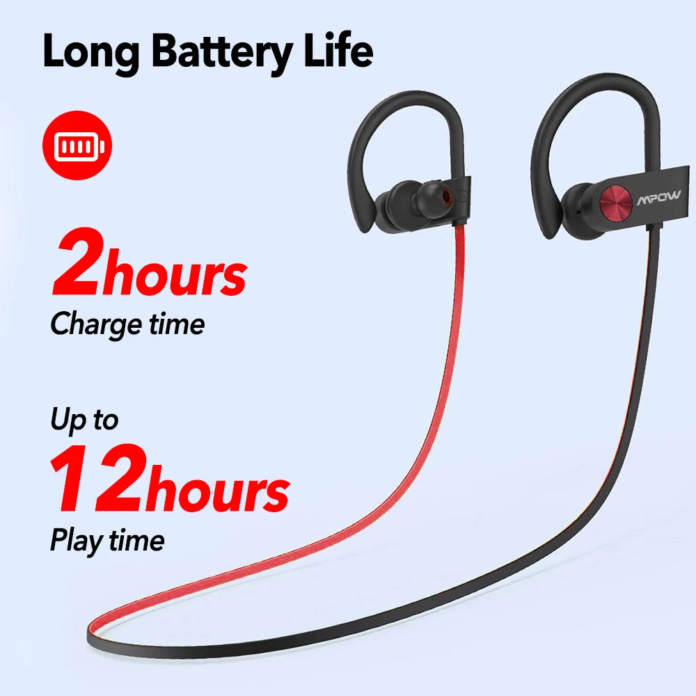 IPX7 Waterproof Bluetooth Earphone. Premium quality of sound.