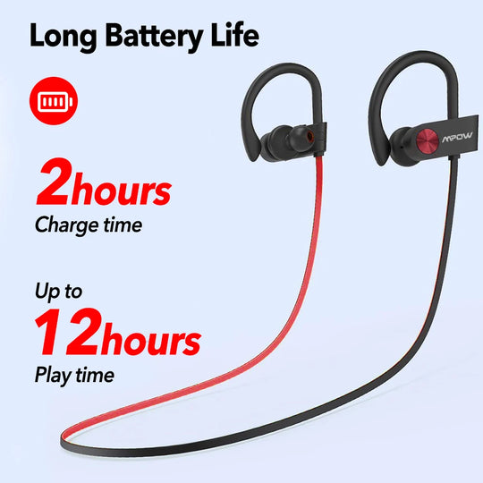 IPX7 Waterproof Bluetooth Earphone. Premium quality of sound.