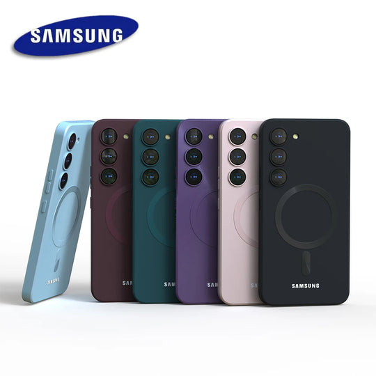For Samsung Galaxy S25 S24 S23 S22 S21 Plus S20 FE A56 A55 A54 A36 A35 A16 Magnetic Case Shockproof Protective Back Cover Funda