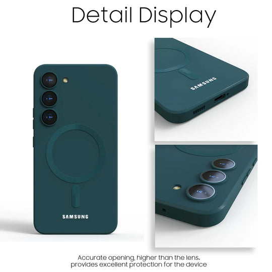 For Samsung Galaxy S25 S24 S23 S22 S21 Plus S20 FE A56 A55 A54 A36 A35 A16 Magnetic Case Shockproof Protective Back Cover Funda