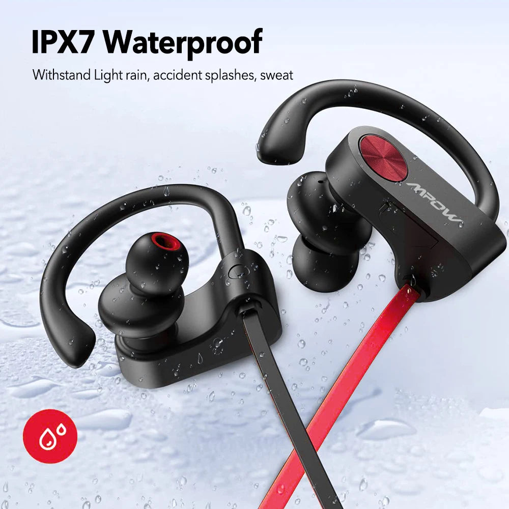 IPX7 Waterproof Bluetooth Earphone. Premium quality of sound.