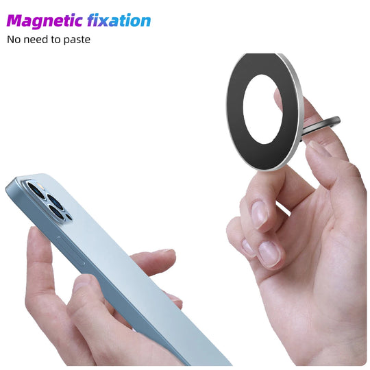 Support magnétique pour téléphone portable. Compatible avec les séries iPhone 12/13/14, pour MagSafe, béquille amovible.